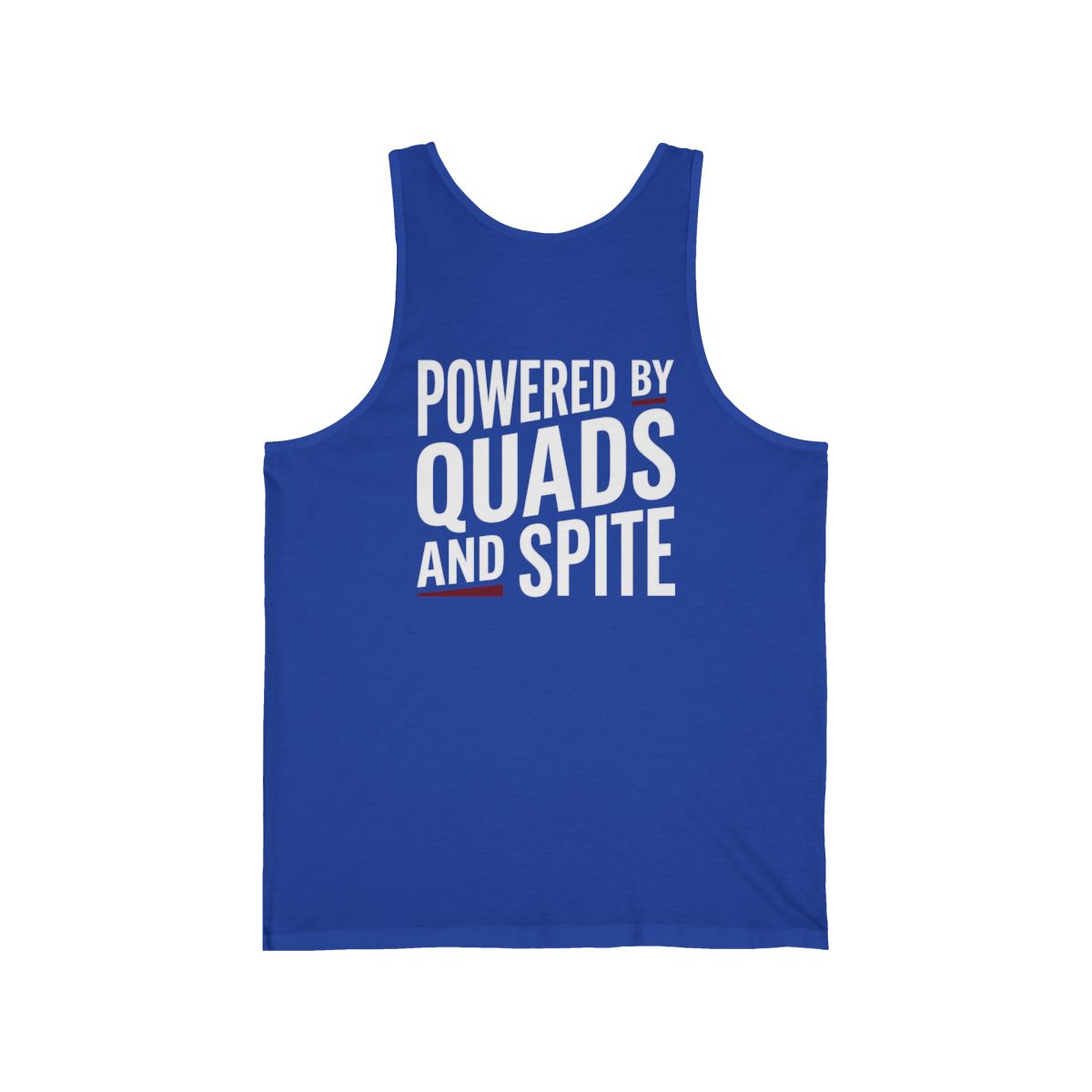 Powered by Quads and Spite Tank | Pedicab Driver Muscle Tank - Image 6