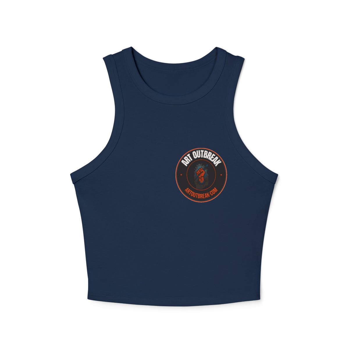 Powered by Quads and Spite Racer Tank | Pedicab Driver Top - Image 3