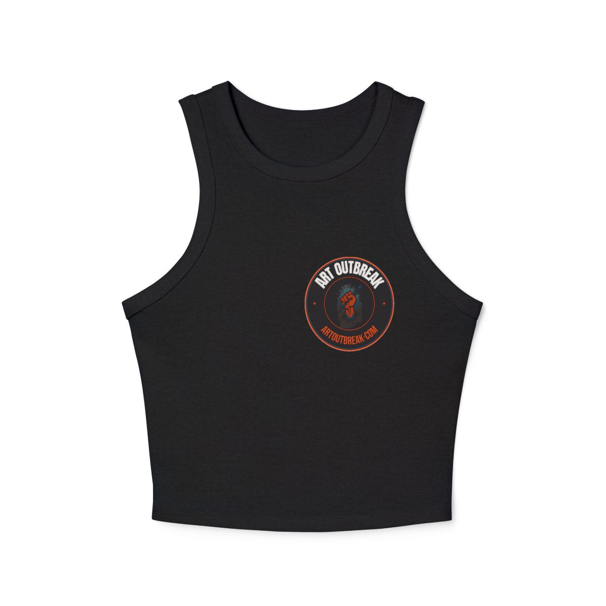Powered by Quads and Spite Racer Tank | Pedicab Driver Top - Image 2