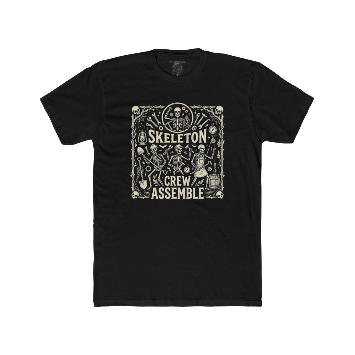 Skeleton Crew Assemble T-Shirt | Halloween Skeleton Graphic Tee