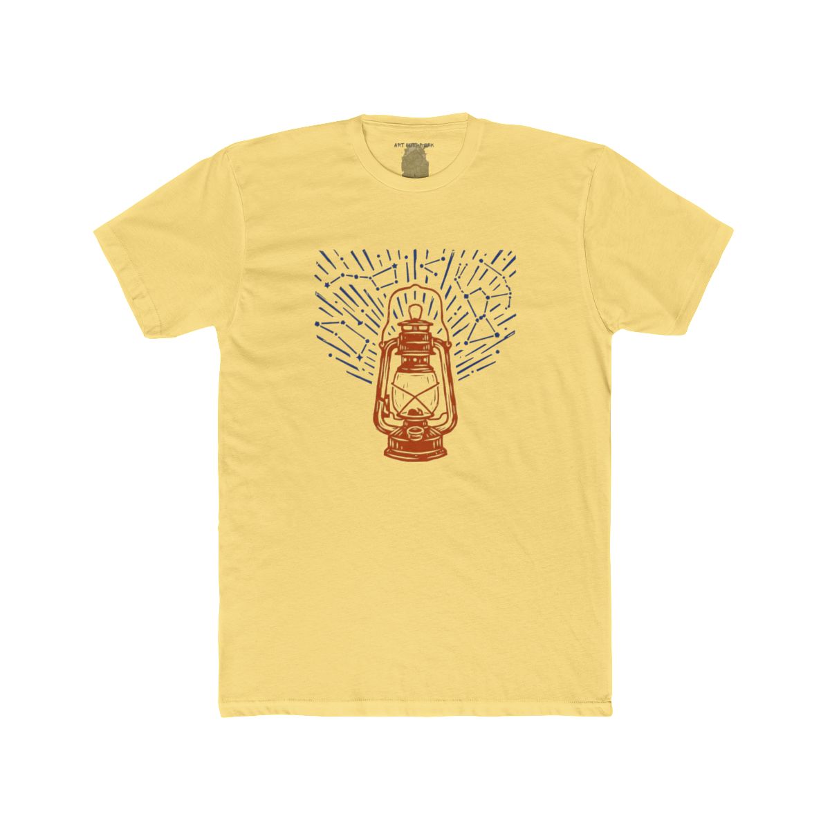 Vintage Lantern Illustration T-Shirt | Hand-Drawn Rustic Campfire Tee - Image 3