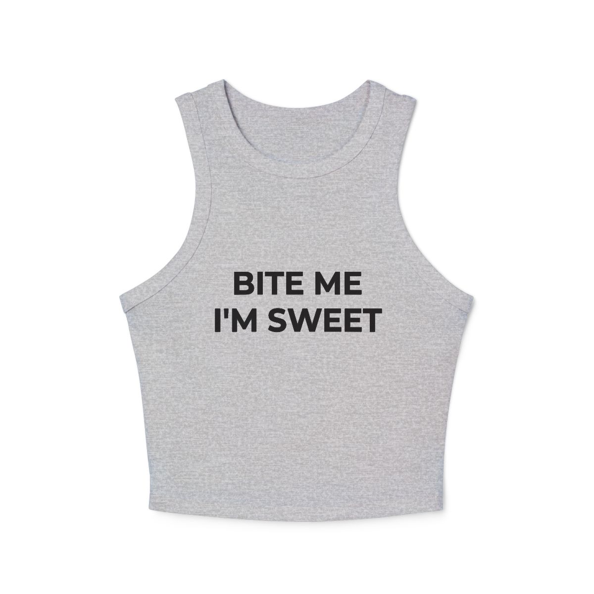 Bite Me I'm Sweet Racer Tank Top - Image 2