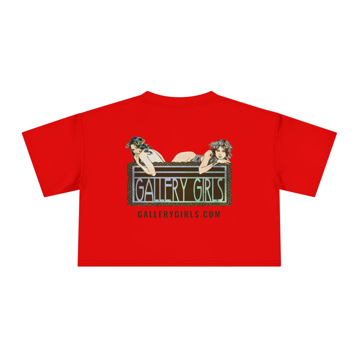 Gallery Girls Logo Crop Tee, Art Nouveau Design - Image 12