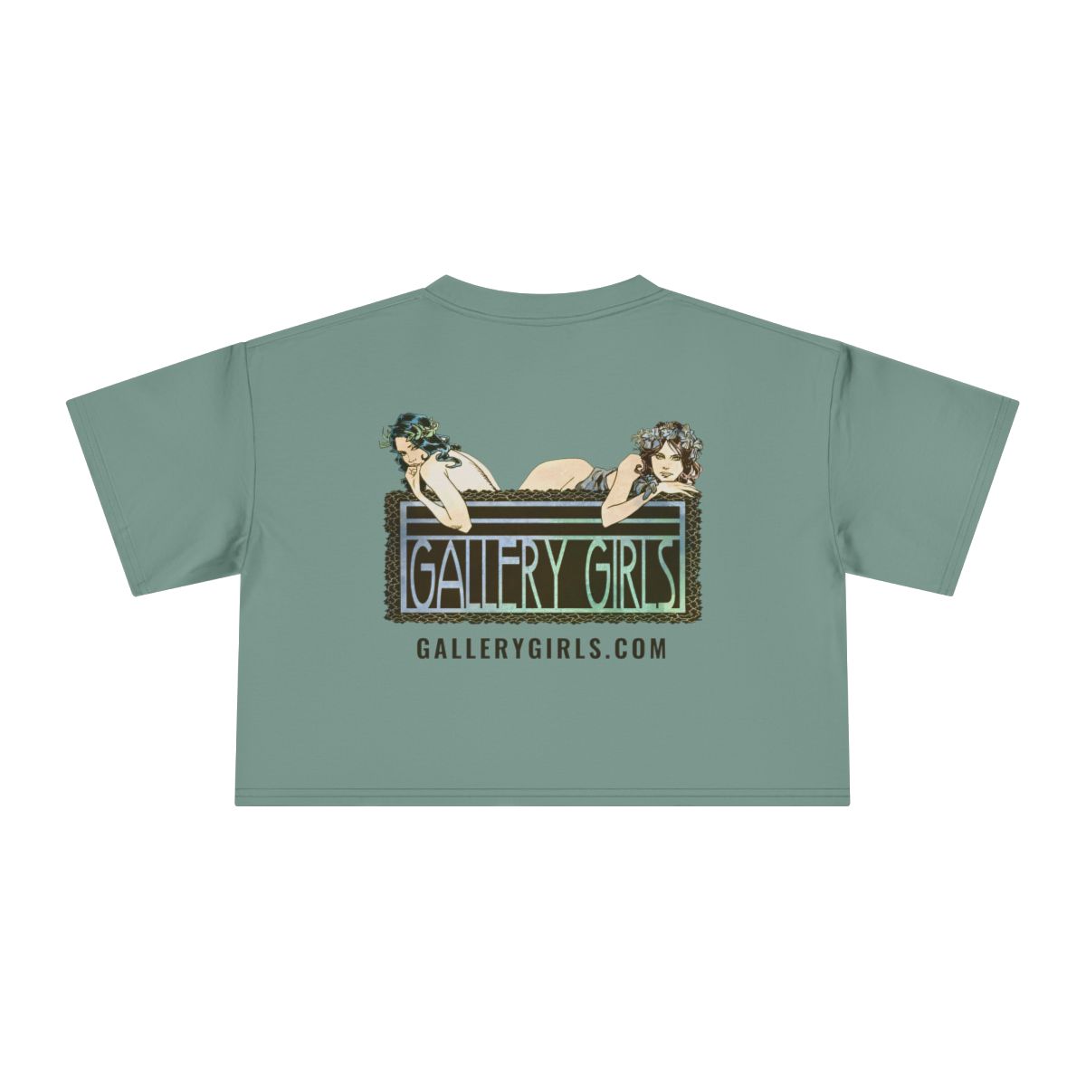 Gallery Girls Logo Crop Tee, Art Nouveau Design - Image 13