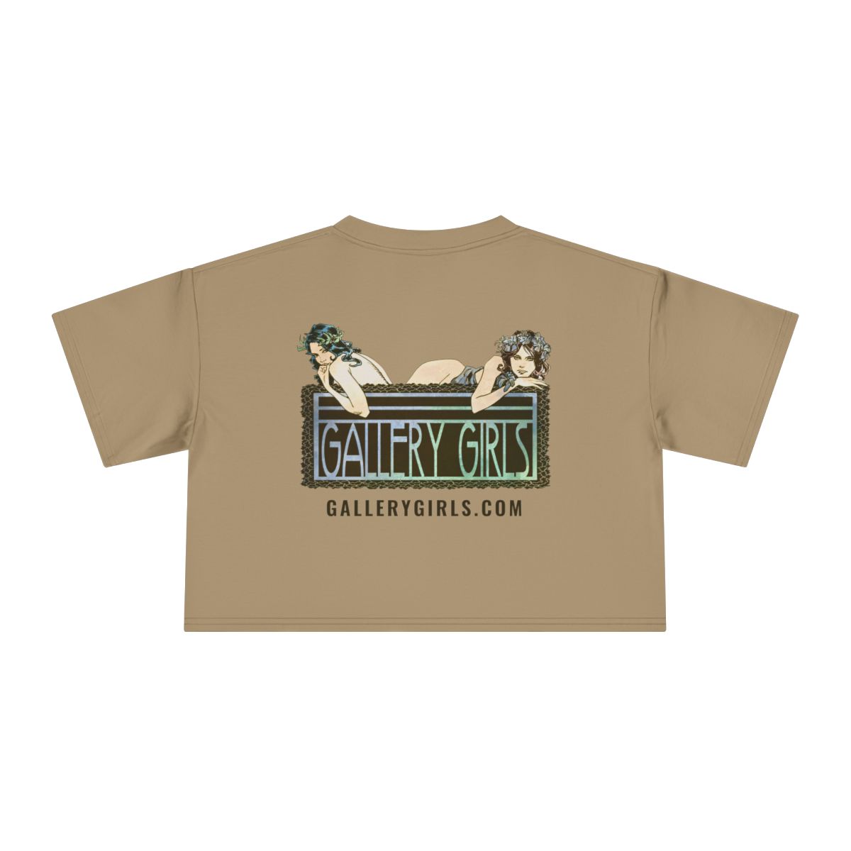 Gallery Girls Logo Crop Tee, Art Nouveau Design - Image 14