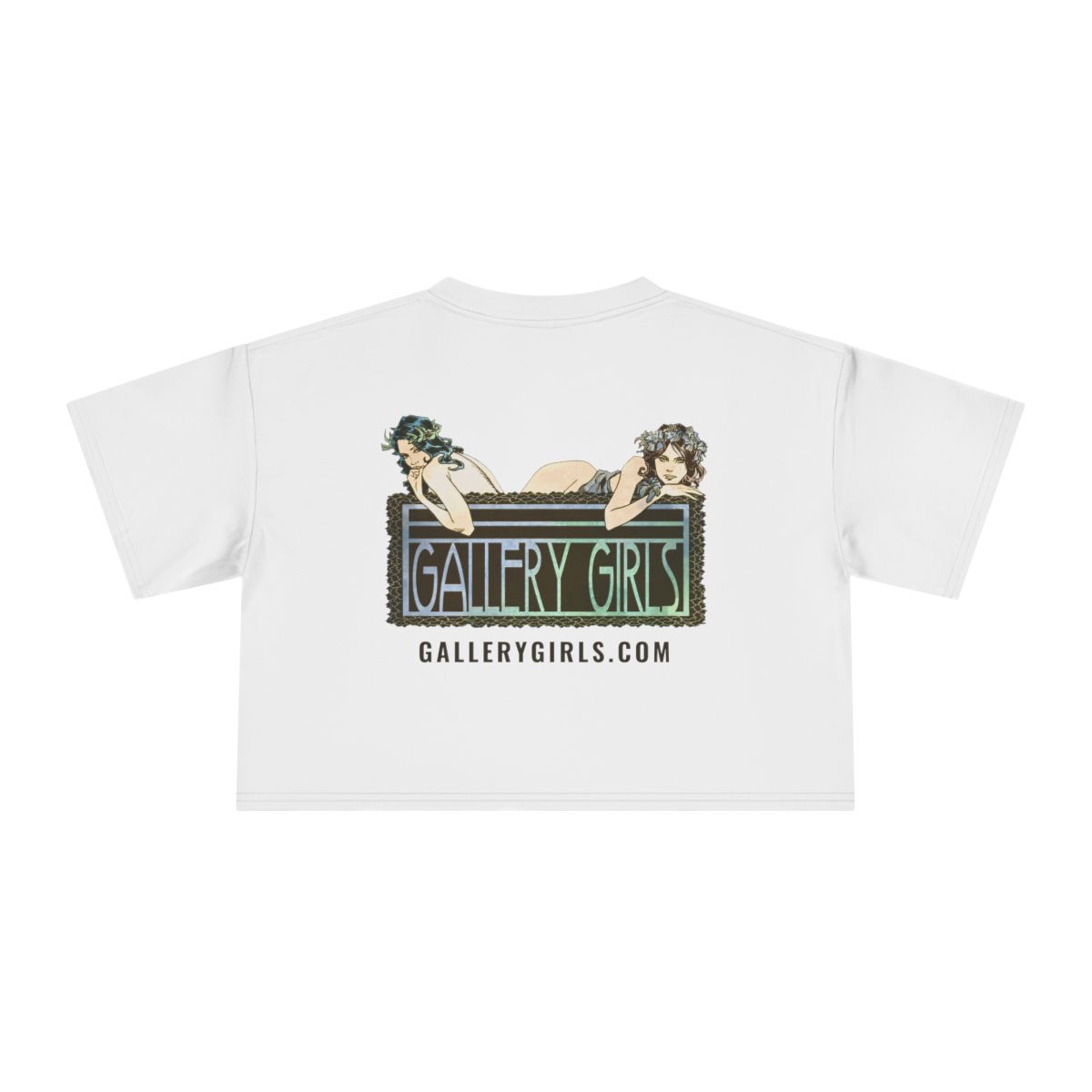 Gallery Girls Logo Crop Tee, Art Nouveau Design - Image 15