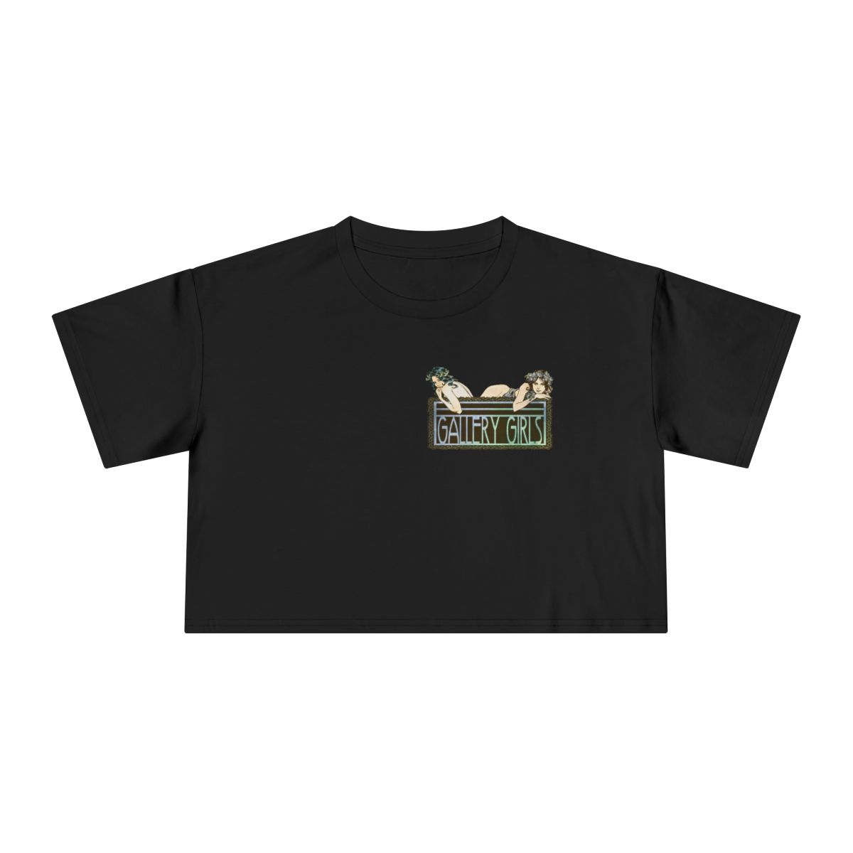 Gallery Girls Logo Crop Tee, Art Nouveau Design - Image 16