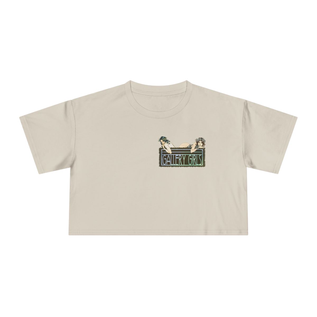 Gallery Girls Logo Crop Tee, Art Nouveau Design - Image 17