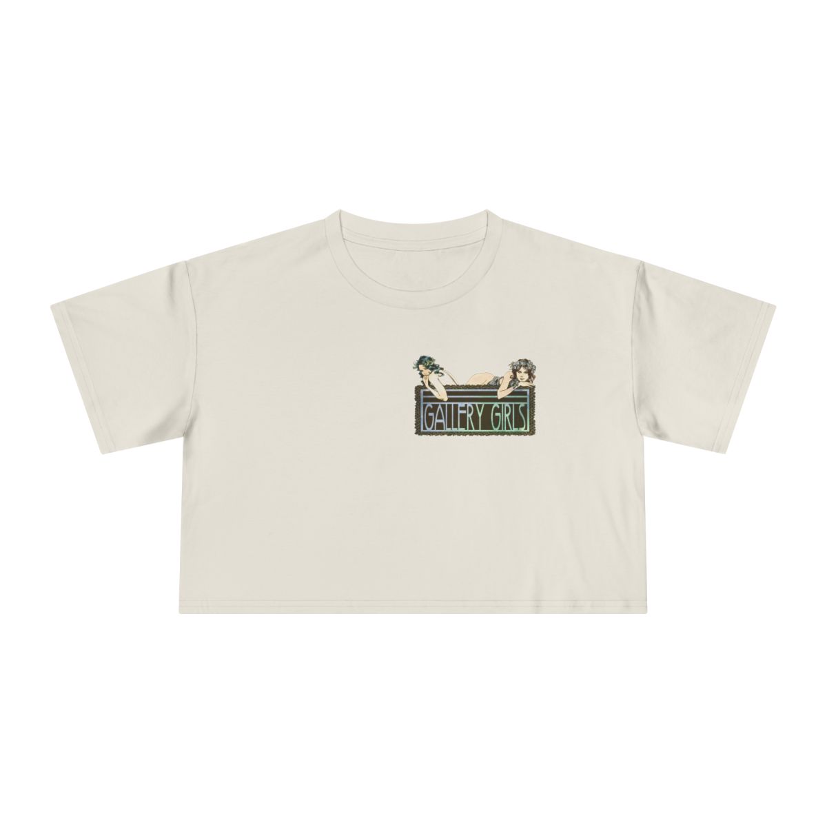 Gallery Girls Logo Crop Tee, Art Nouveau Design - Image 21