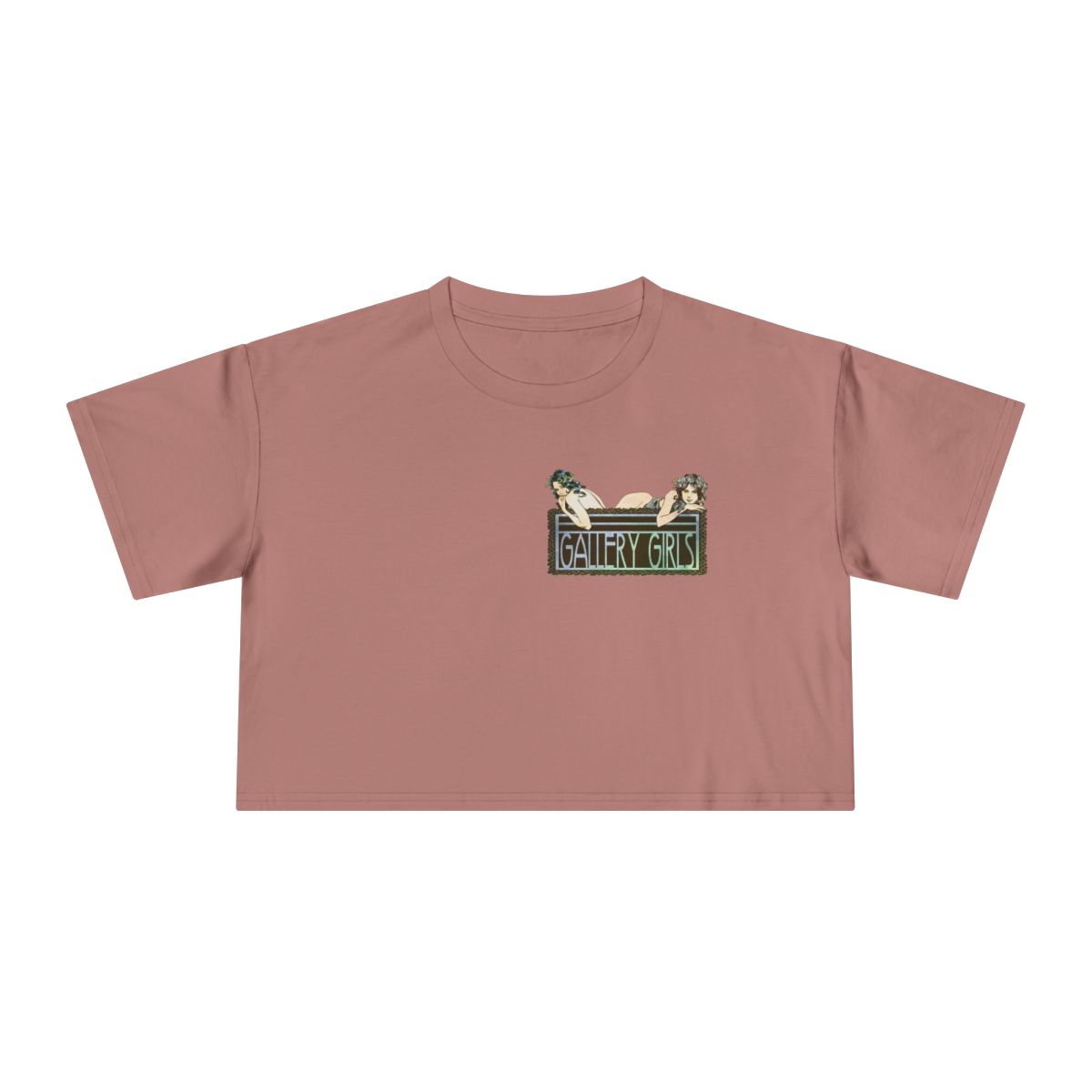 Gallery Girls Logo Crop Tee, Art Nouveau Design - Image 22