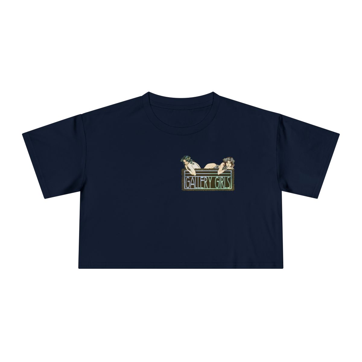 Gallery Girls Logo Crop Tee, Art Nouveau Design - Image 23