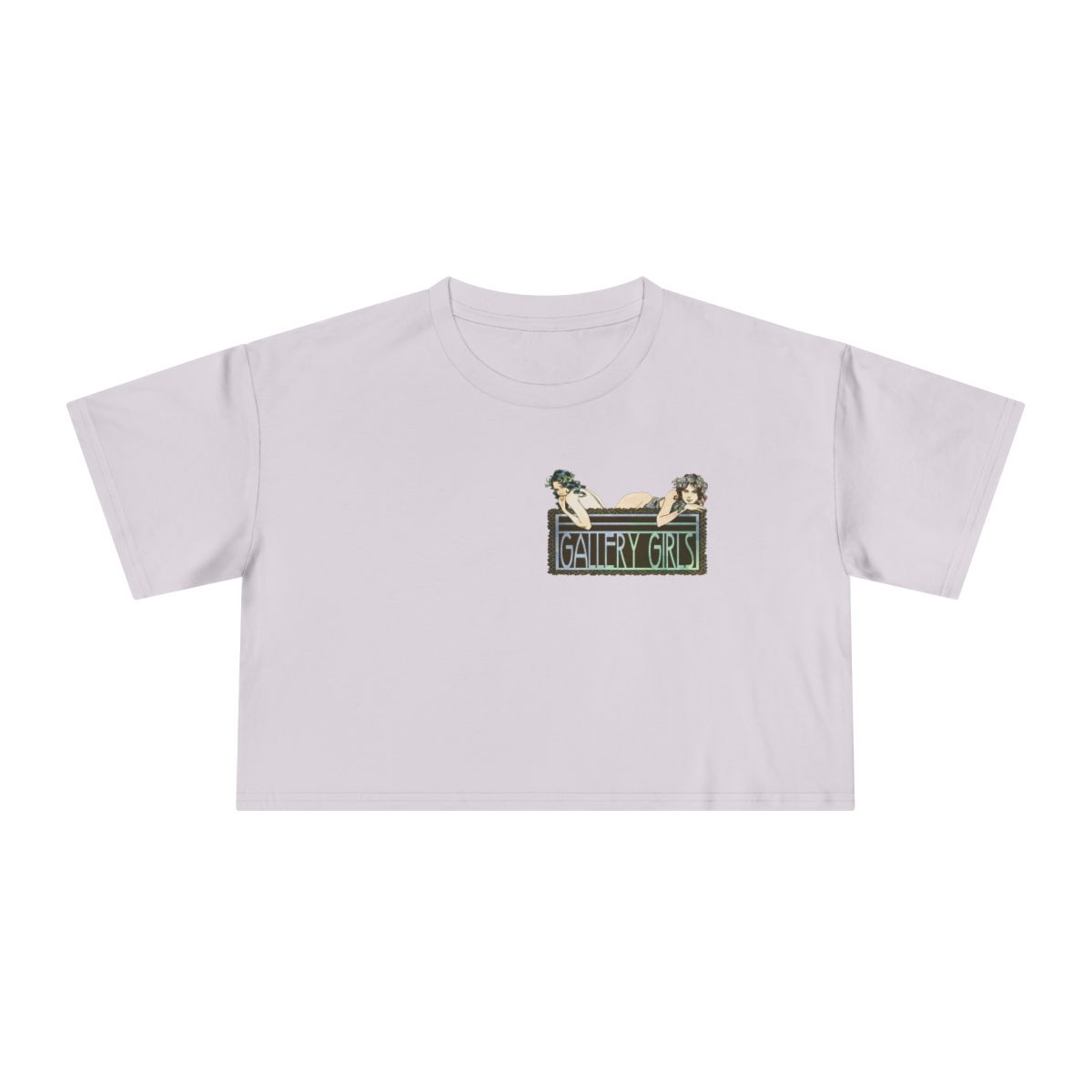 Gallery Girls Logo Crop Tee, Art Nouveau Design - Image 24