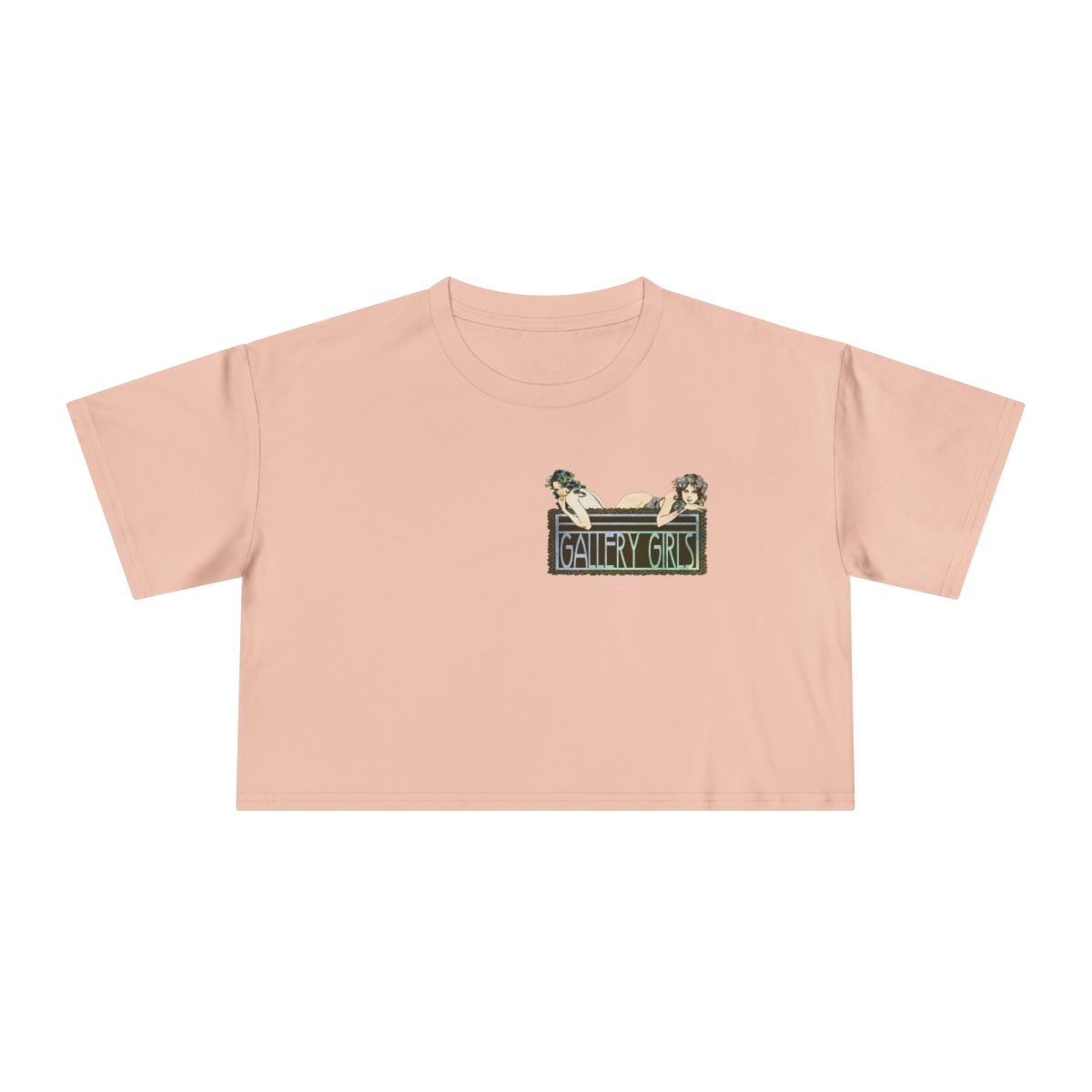 Gallery Girls Logo Crop Tee, Art Nouveau Design - Image 25