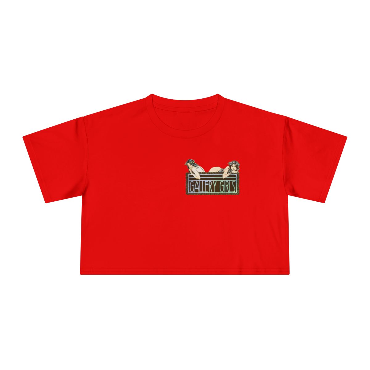 Gallery Girls Logo Crop Tee, Art Nouveau Design - Image 26