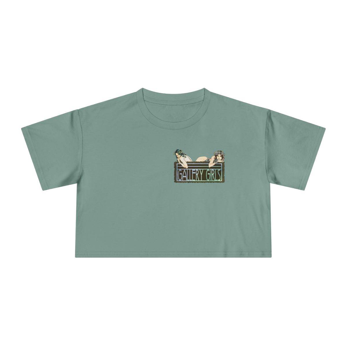 Gallery Girls Logo Crop Tee, Art Nouveau Design - Image 27