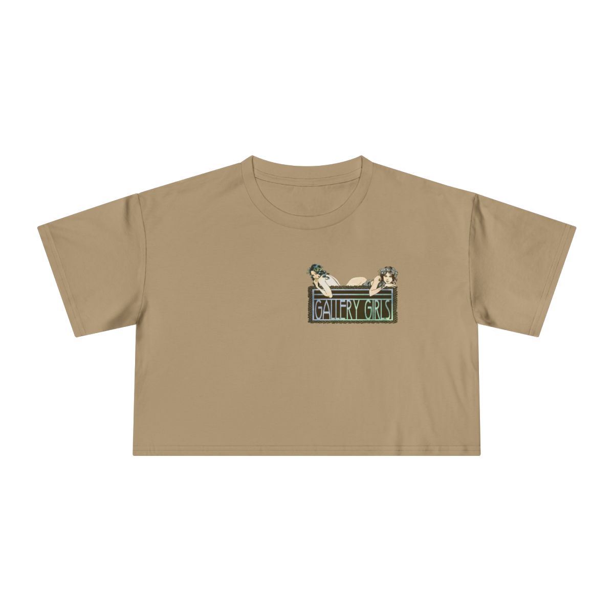 Gallery Girls Logo Crop Tee, Art Nouveau Design - Image 28