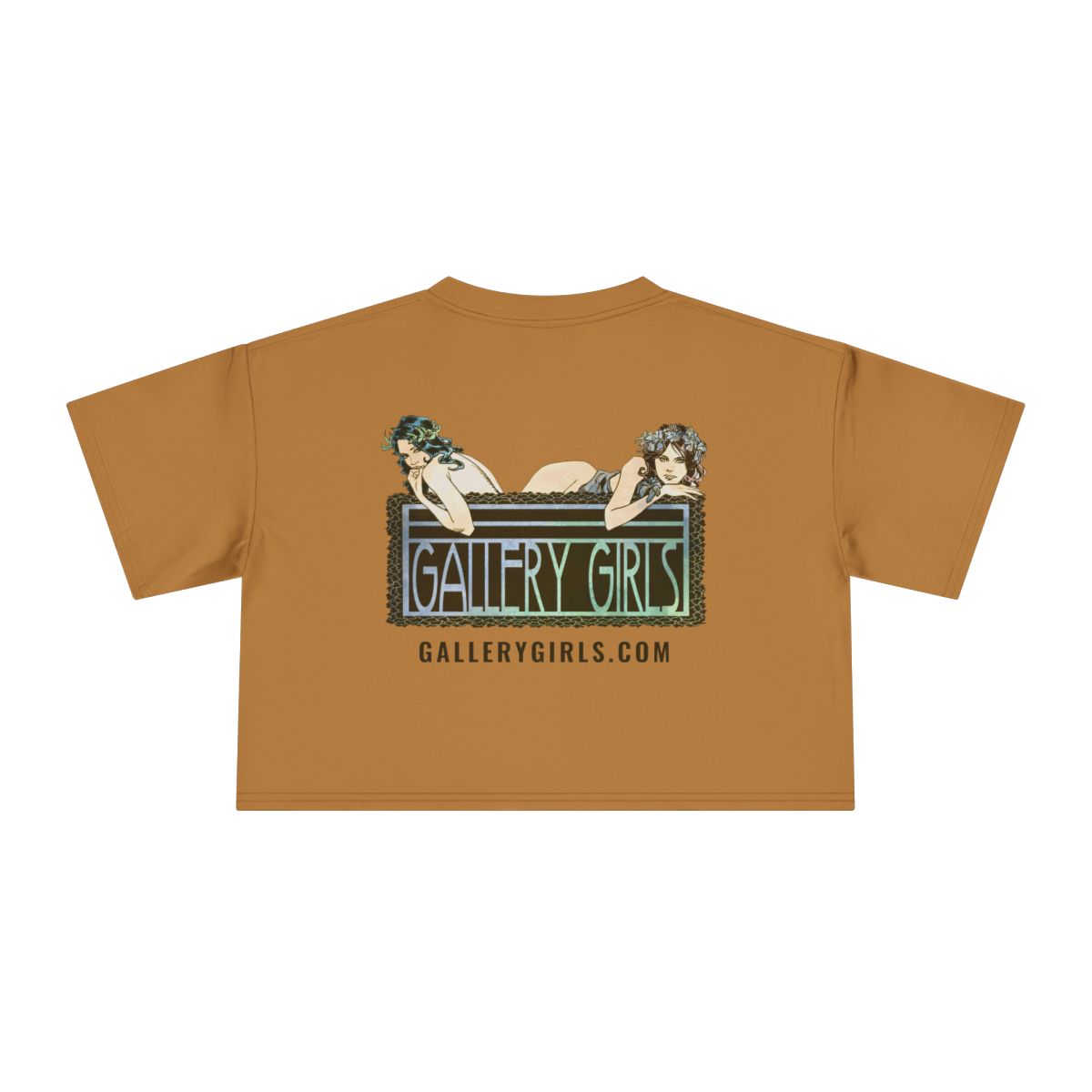 Gallery Girls Logo Crop Tee, Art Nouveau Design - Image 5