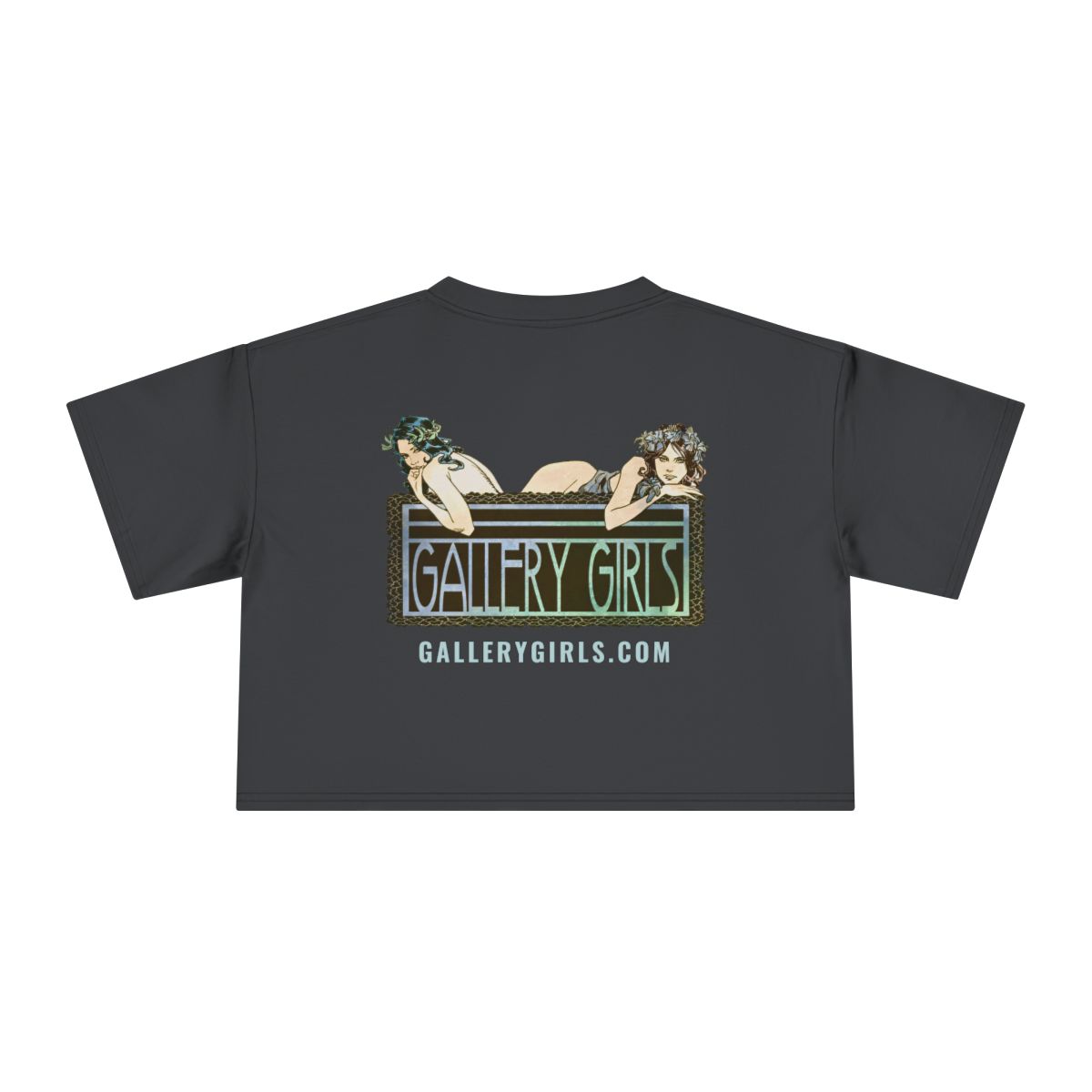 Gallery Girls Logo Crop Tee, Art Nouveau Design - Image 6