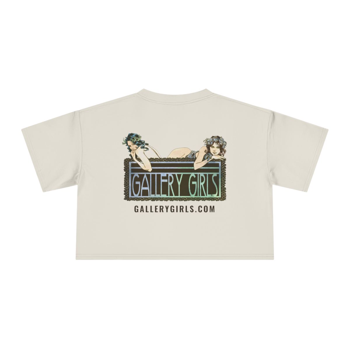 Gallery Girls Logo Crop Tee, Art Nouveau Design - Image 7