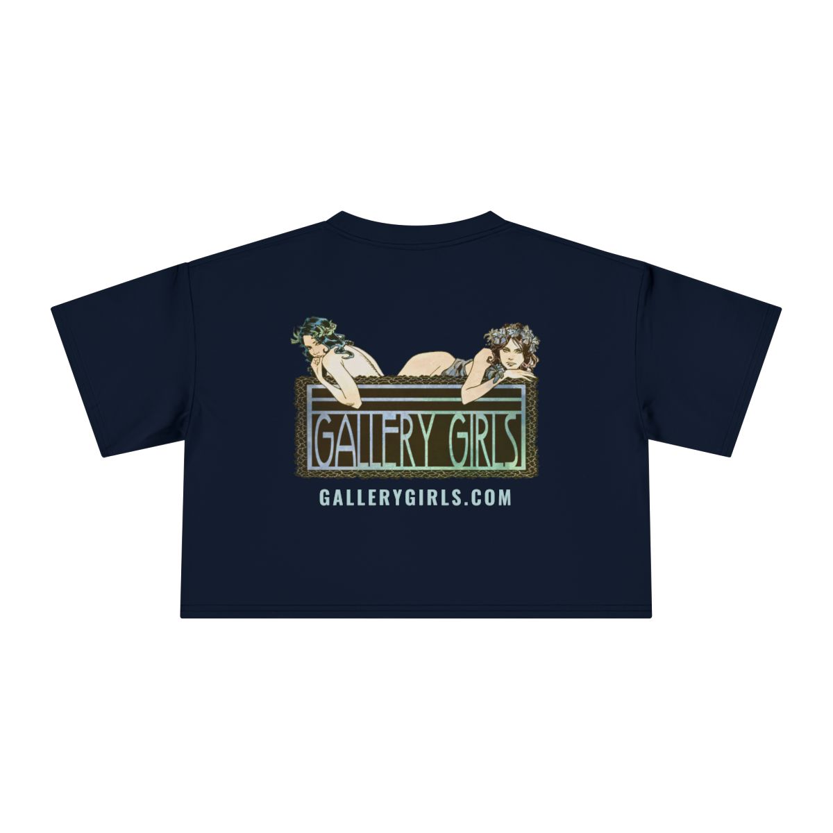 Gallery Girls Logo Crop Tee, Art Nouveau Design - Image 9