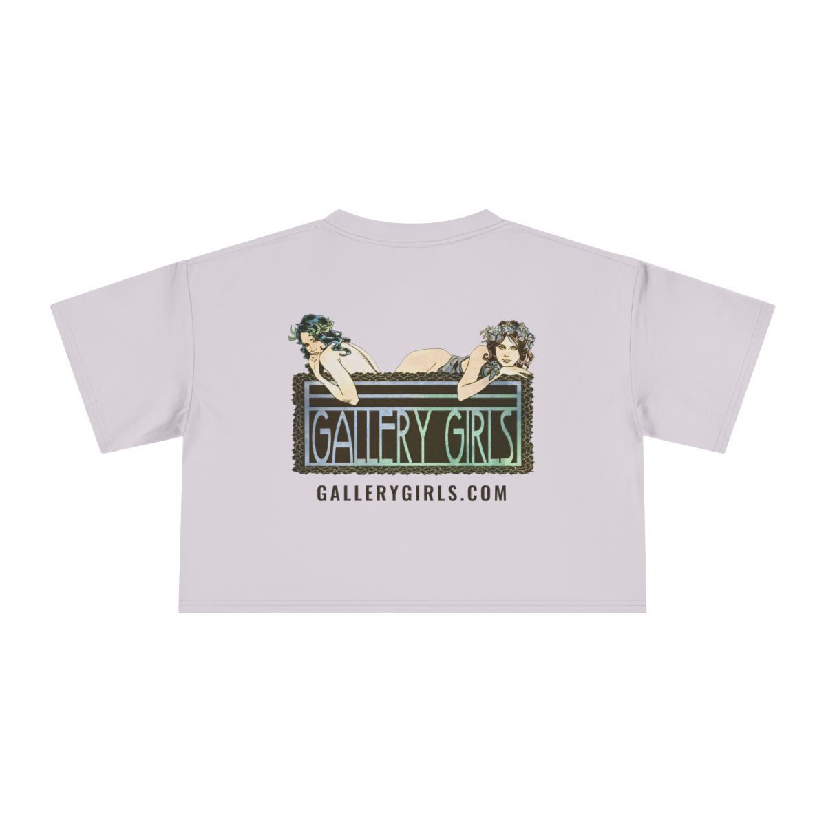 Gallery Girls Logo Crop Tee, Art Nouveau Design - Image 10