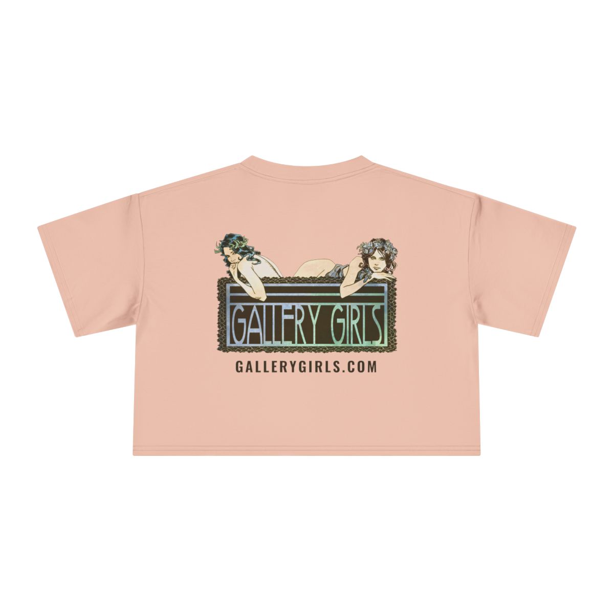 Gallery Girls Logo Crop Tee, Art Nouveau Design - Image 11