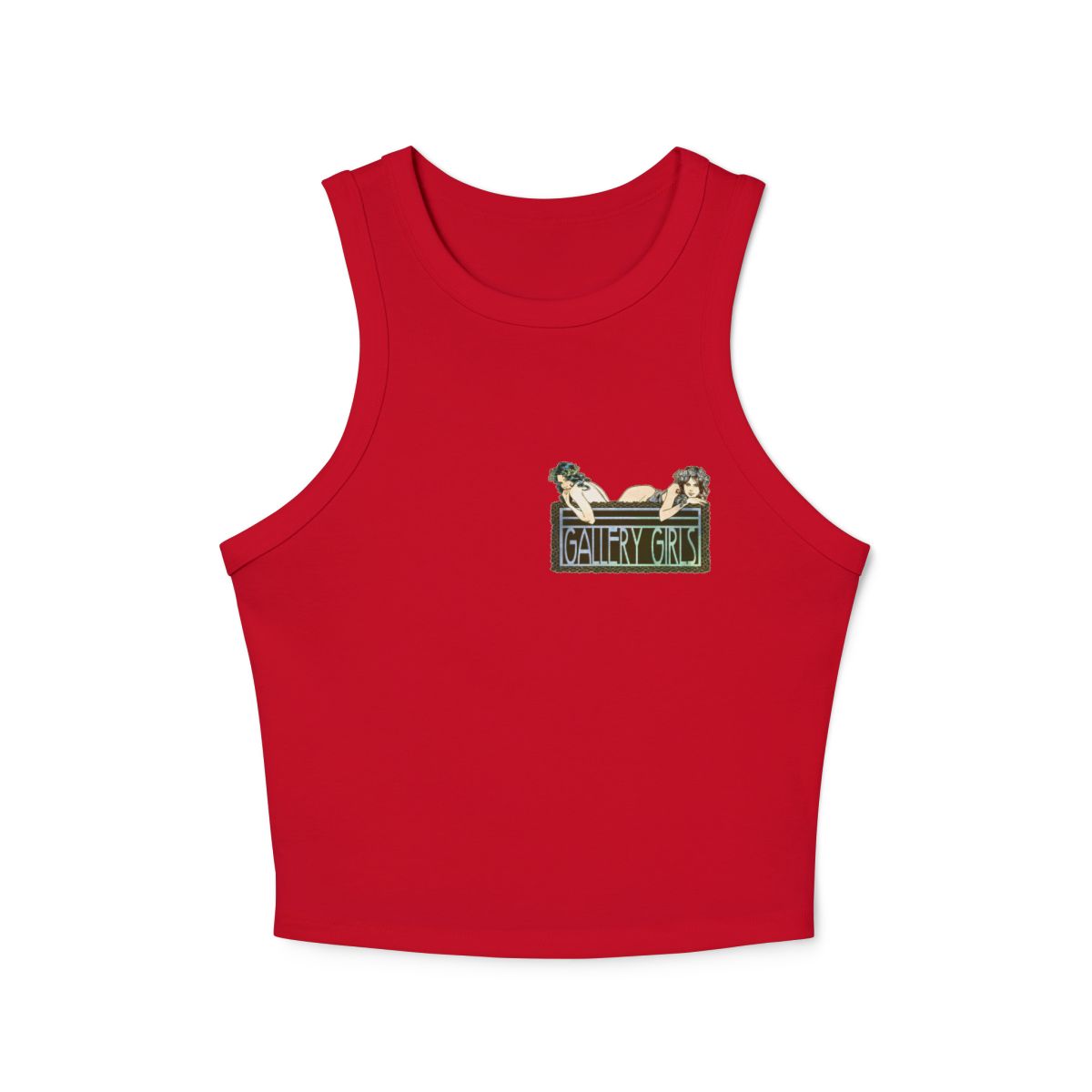 Gallery Girls Logo Racer Tank, Art Nouveau Design - Image 12