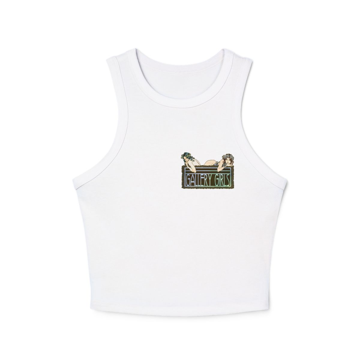Gallery Girls Logo Racer Tank, Art Nouveau Design - Image 13