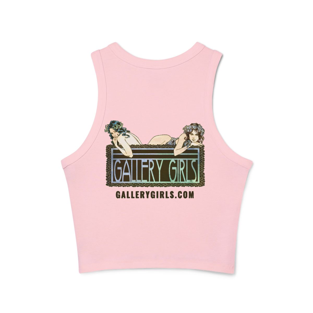 Gallery Girls Logo Racer Tank, Art Nouveau Design - Image 5