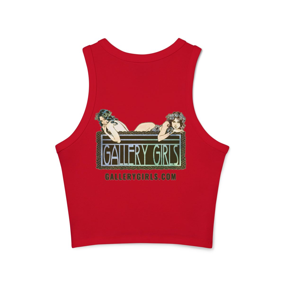 Gallery Girls Logo Racer Tank, Art Nouveau Design - Image 6