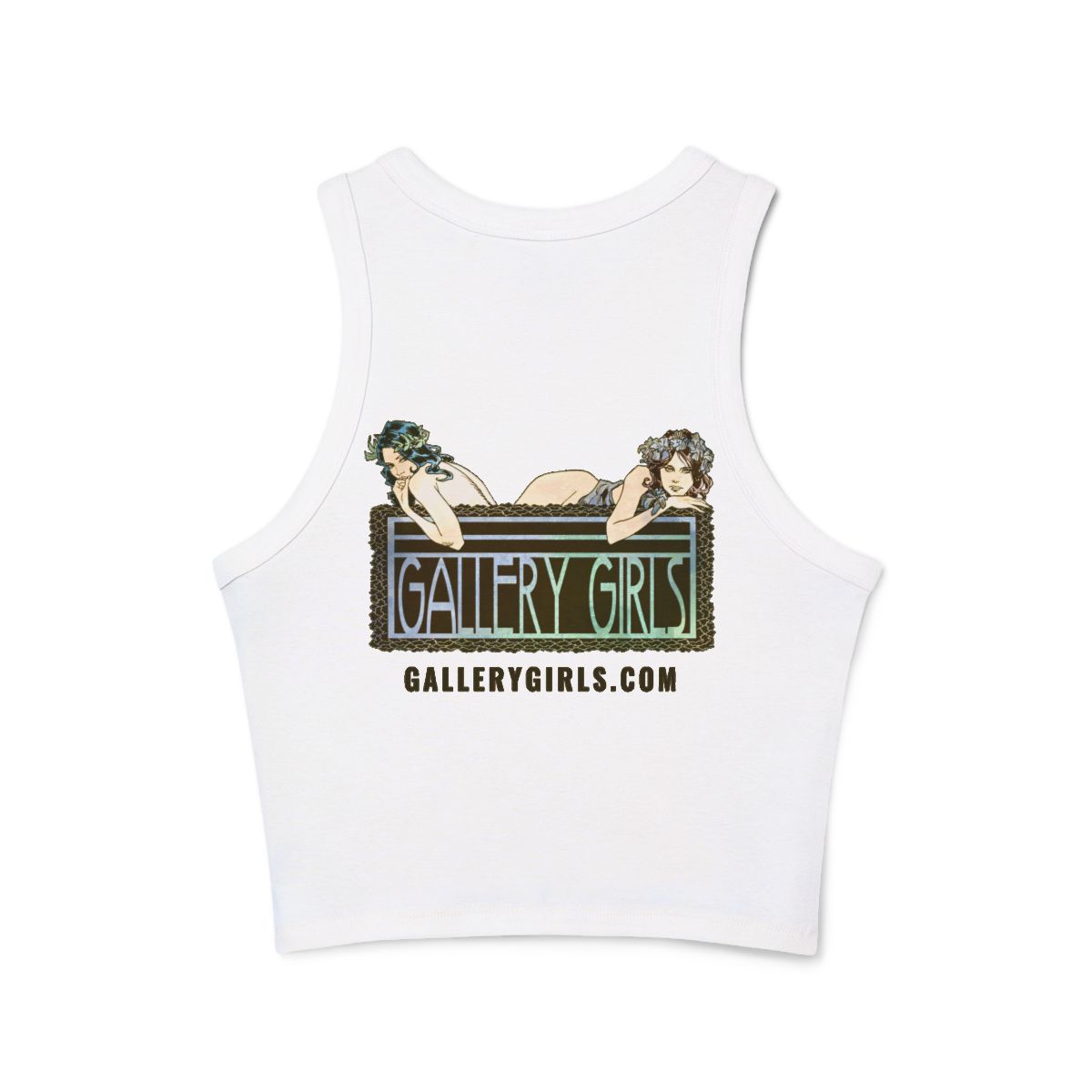 Gallery Girls Logo Racer Tank, Art Nouveau Design - Image 7