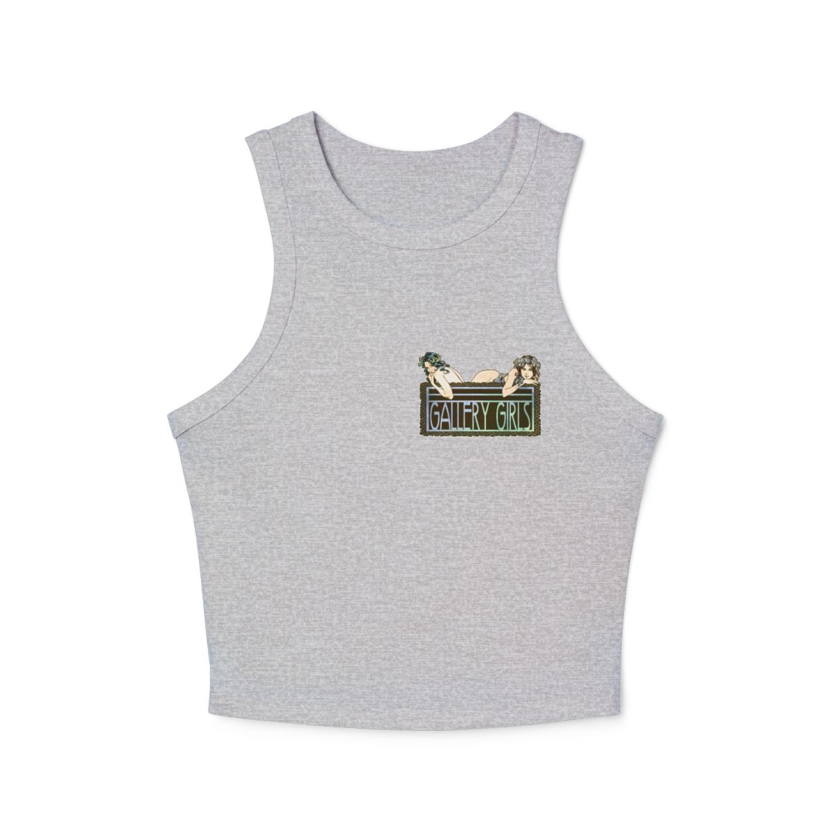 Gallery Girls Logo Racer Tank, Art Nouveau Design - Image 8