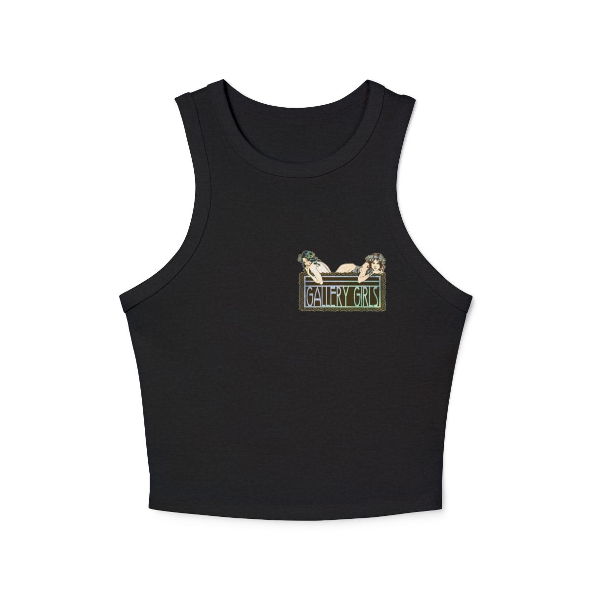 Gallery Girls Logo Racer Tank, Art Nouveau Design - Image 9