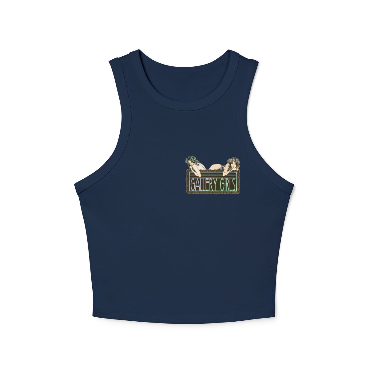 Gallery Girls Logo Racer Tank, Art Nouveau Design - Image 10