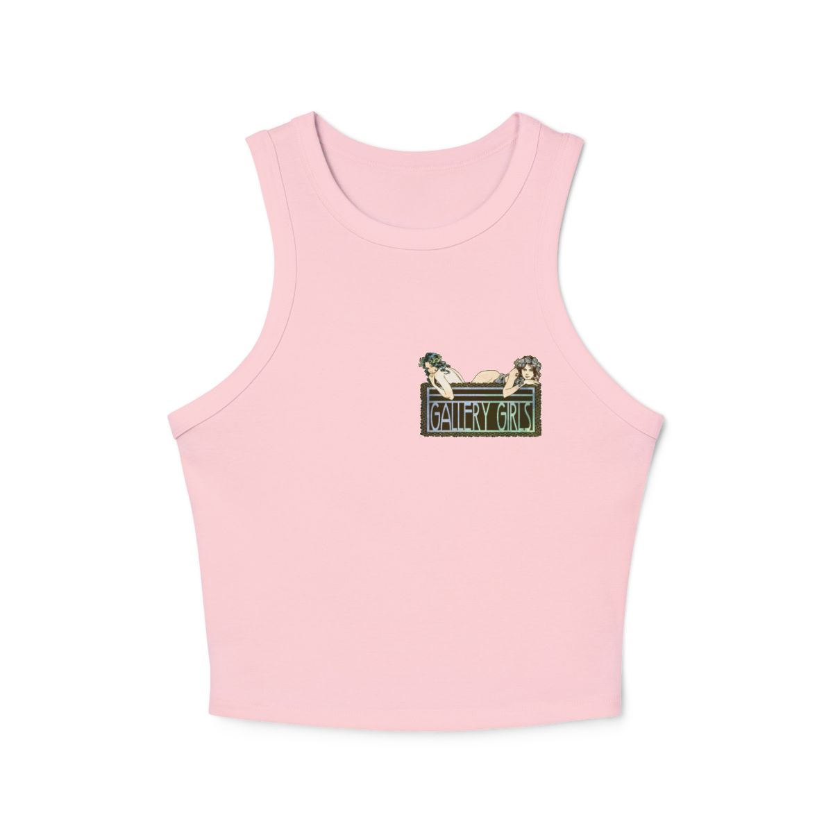 Gallery Girls Logo Racer Tank, Art Nouveau Design - Image 11