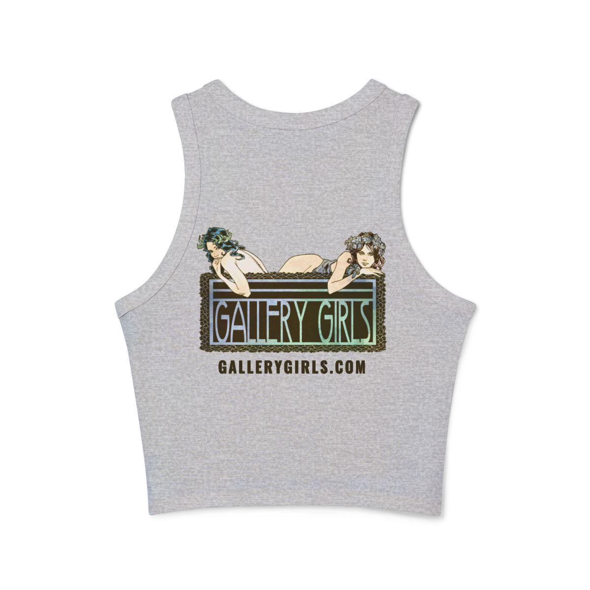 Gallery Girls Logo Racer Tank, Art Nouveau Design - Image 2