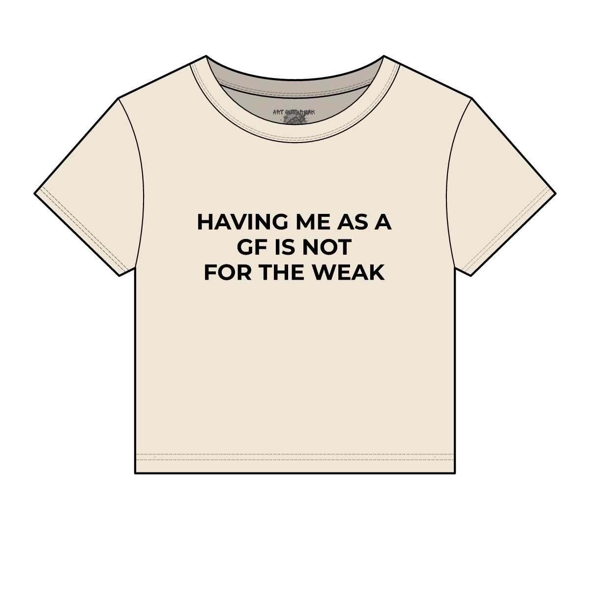 Having Me As A GF Is Not For The Weak Baby Tee | Funny Slogan Baby Tee - Image 8