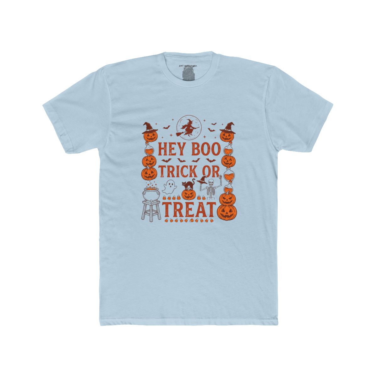 Hey Boo Trick or Treat Jack-o'-Lantern Halloween Tee - Image 5
