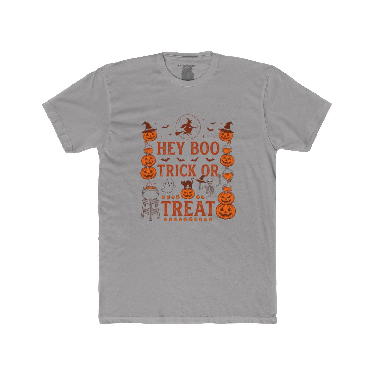 Hey Boo Trick or Treat Jack-o'-Lantern Halloween Tee - Image 6