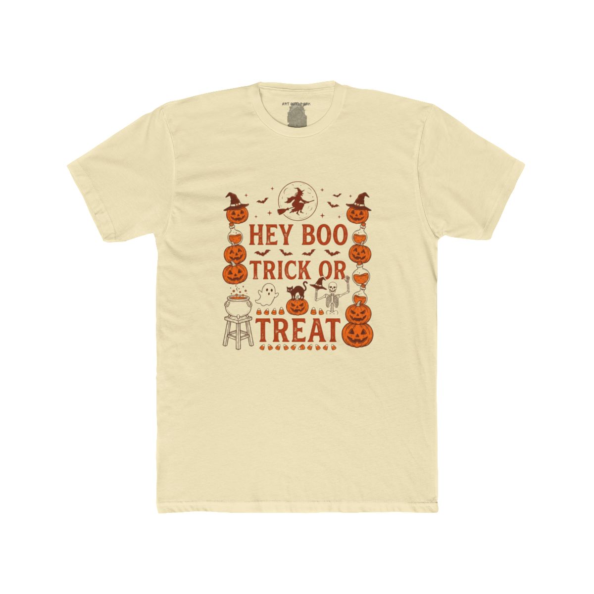Hey Boo Trick or Treat Jack-o'-Lantern Halloween Tee - Image 8
