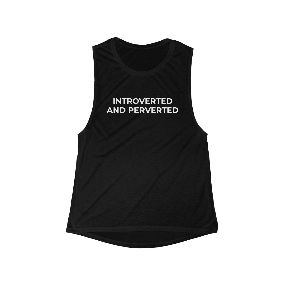 Introverted and Perverted Flowy Scoop Tank - Image 3