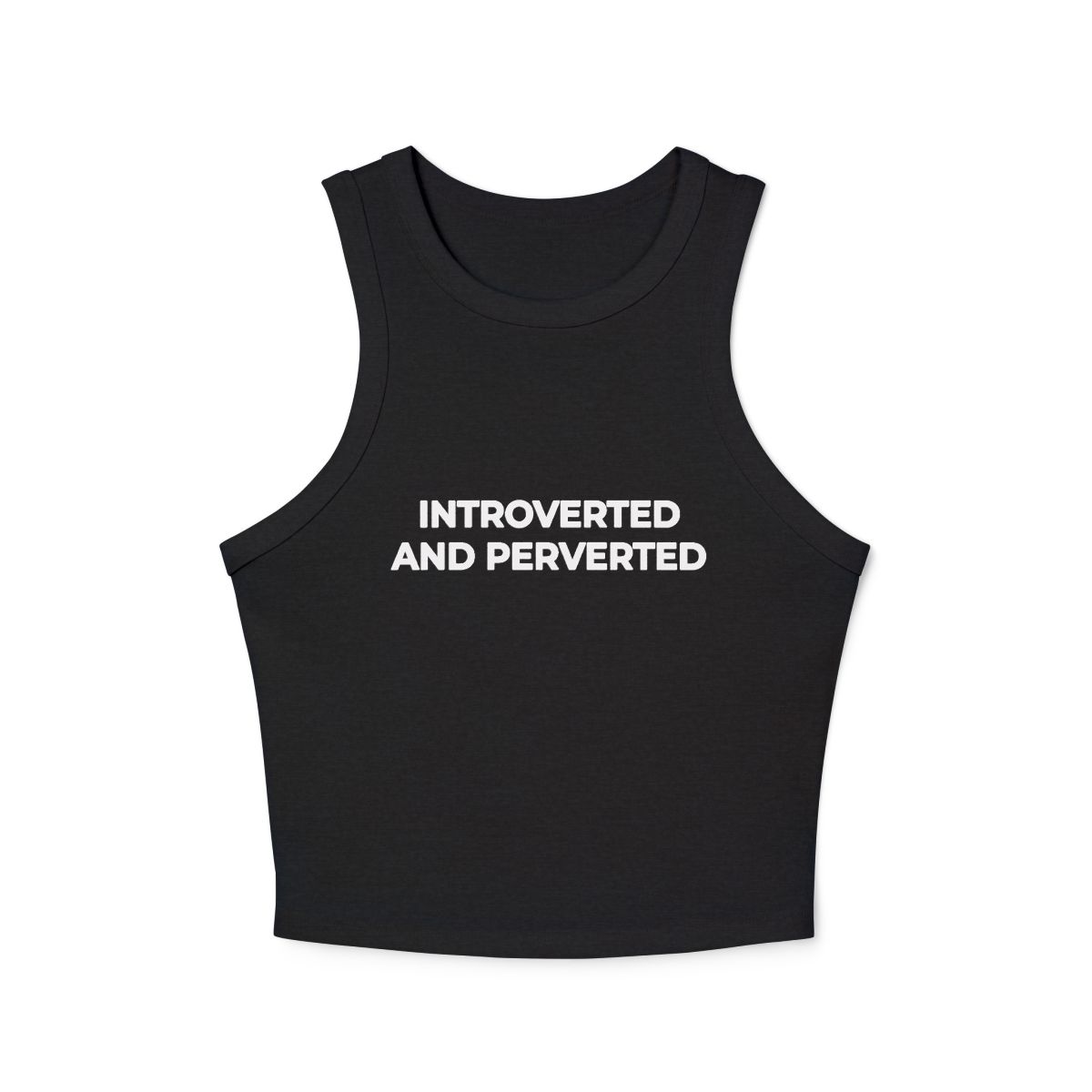 Introverted and Perverted Micro Rib Racer Tank - Image 3