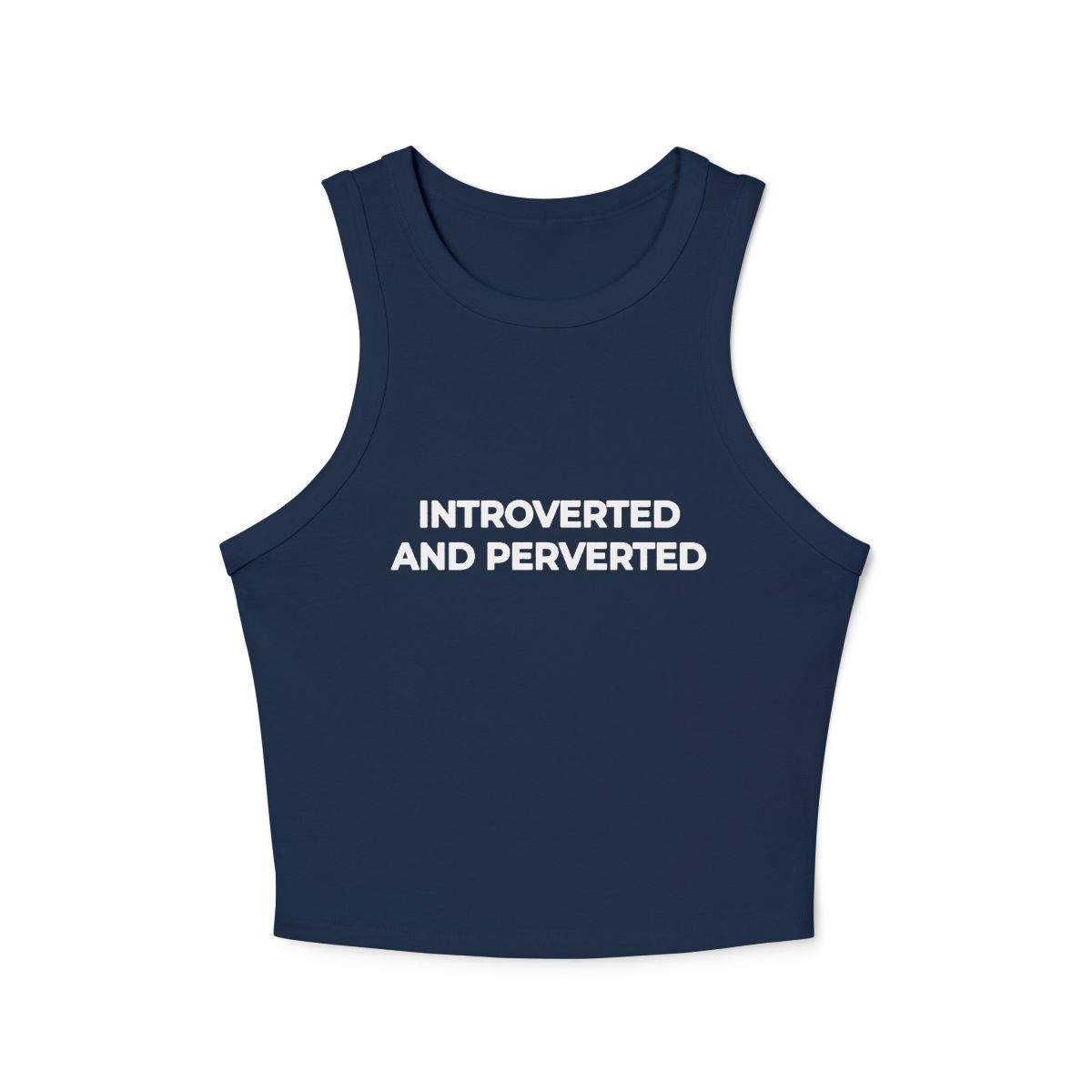 Introverted and Perverted Micro Rib Racer Tank - Image 4