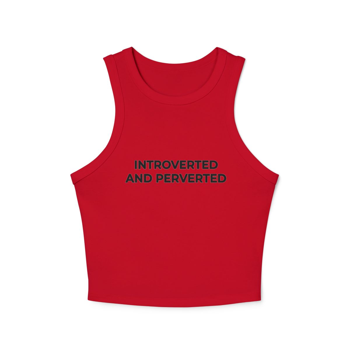 Introverted and Perverted Micro Rib Racer Tank - Image 6