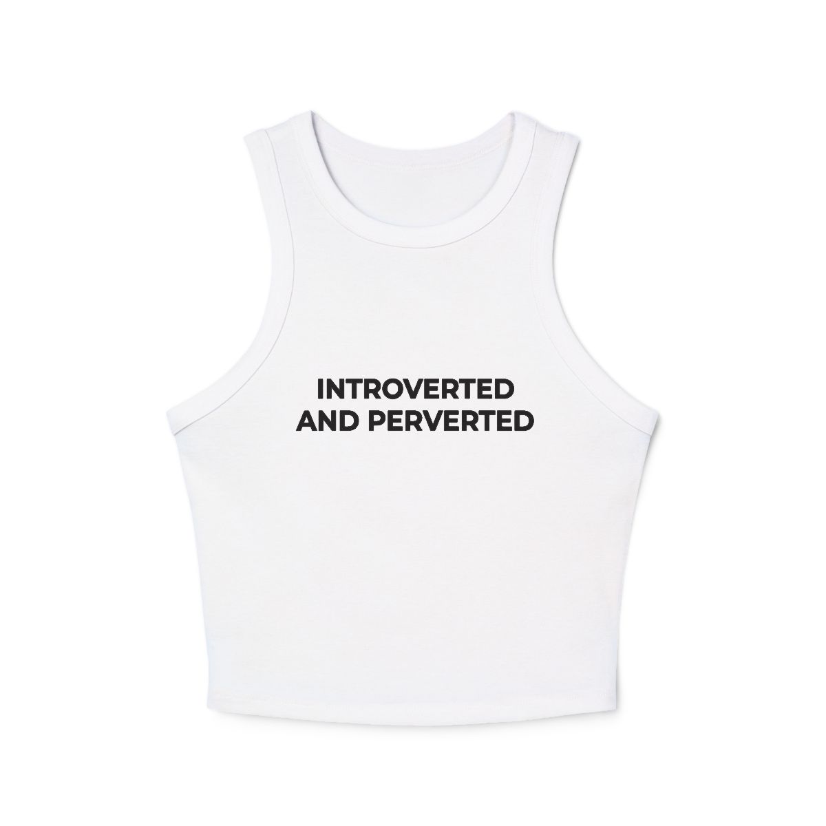 Introverted and Perverted Micro Rib Racer Tank - Image 7