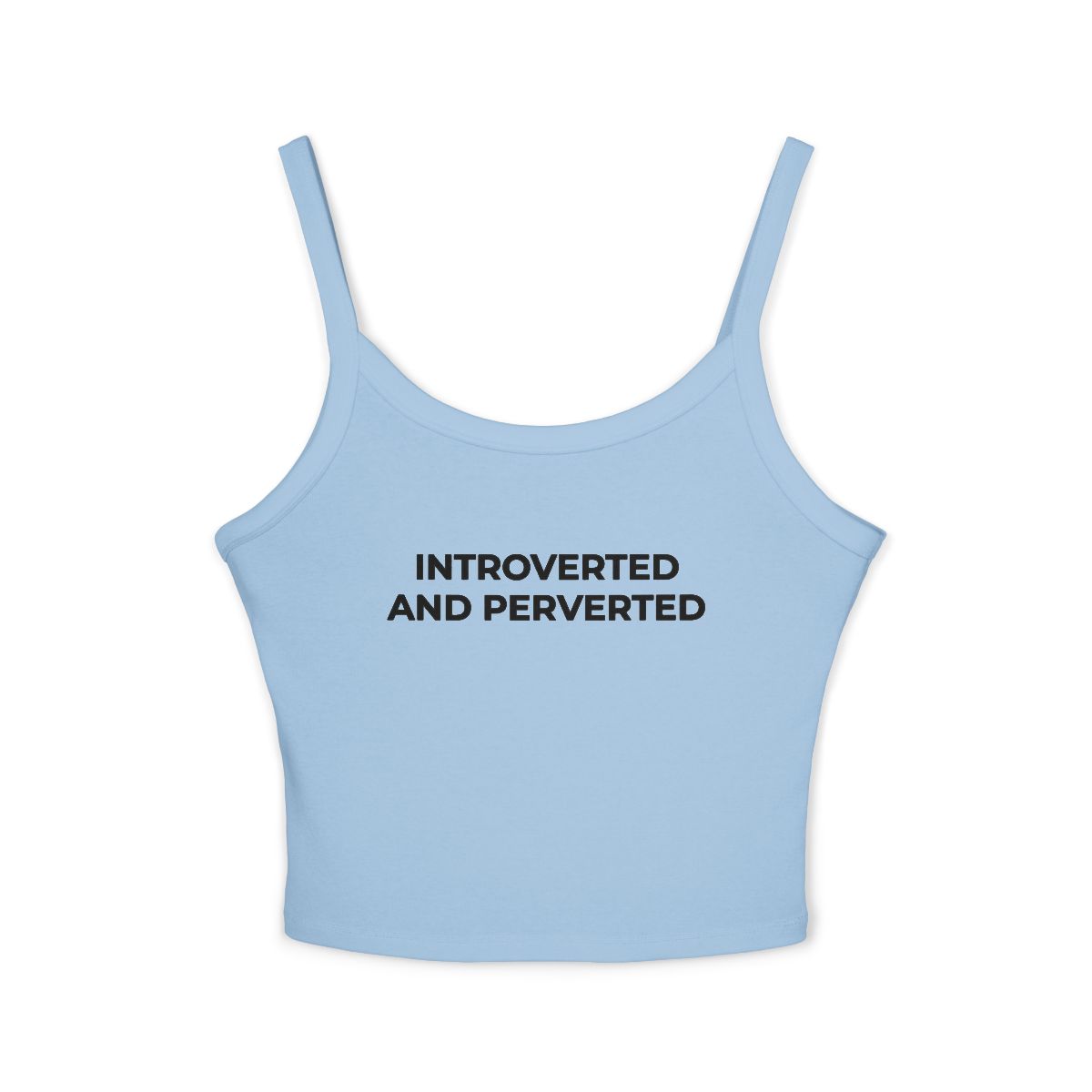 Introverted and Perverted Spaghetti Strap Tank - Image 3