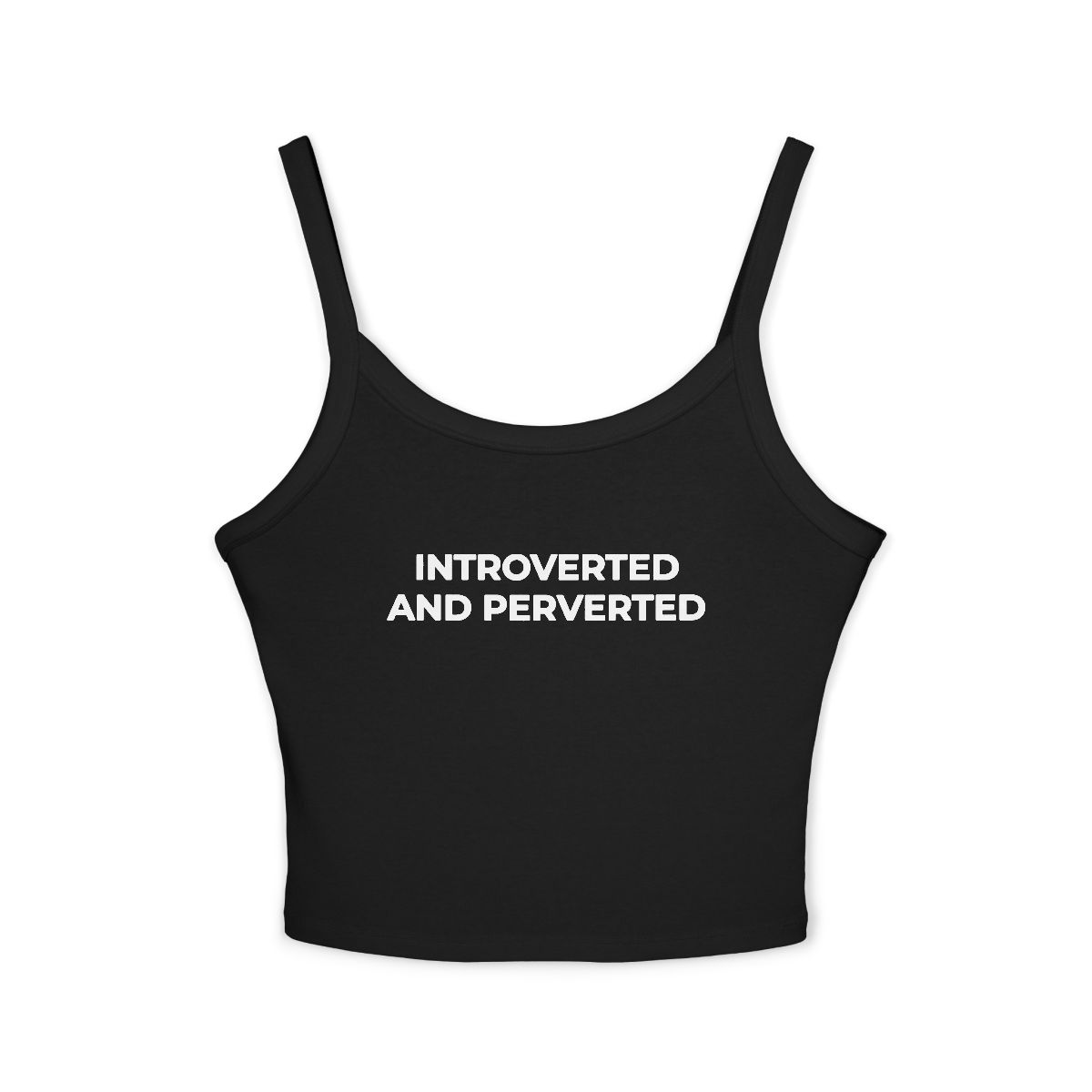 Introverted and Perverted Spaghetti Strap Tank - Image 4