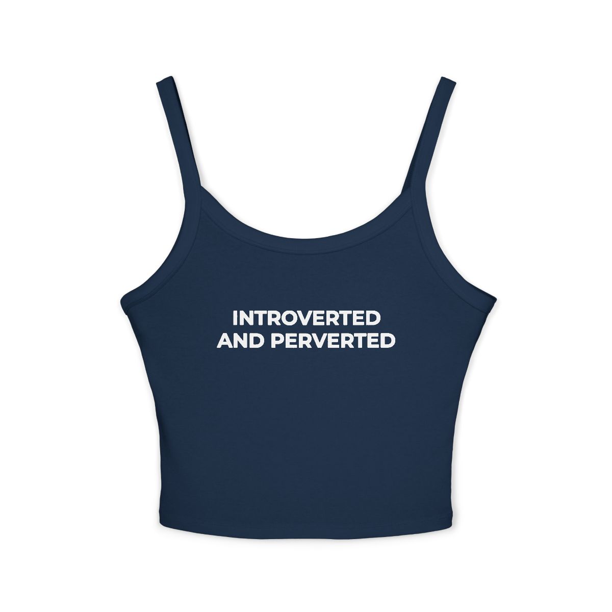 Introverted and Perverted Spaghetti Strap Tank - Image 5