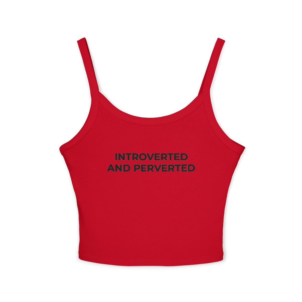 Introverted and Perverted Spaghetti Strap Tank - Image 7