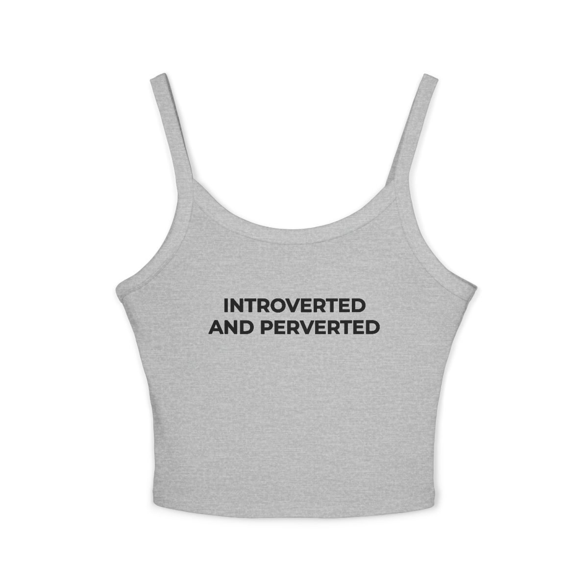 Introverted and Perverted Spaghetti Strap Tank - Image 2